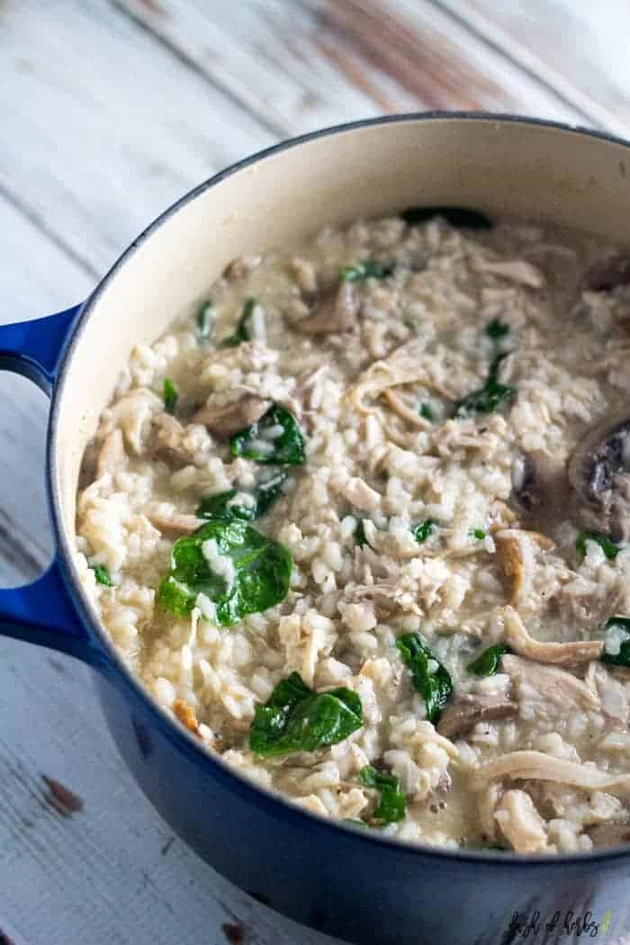 Creamy Risotto With Chicken And Spinach Dash Of Herbs,Potting Soil Walmart